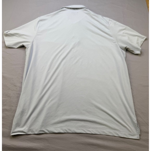 Columbia Golf Mens Omni-Wick Swing Polo Shirt Grey White Striped 2XL 18S14MP - Picture 2 of 6